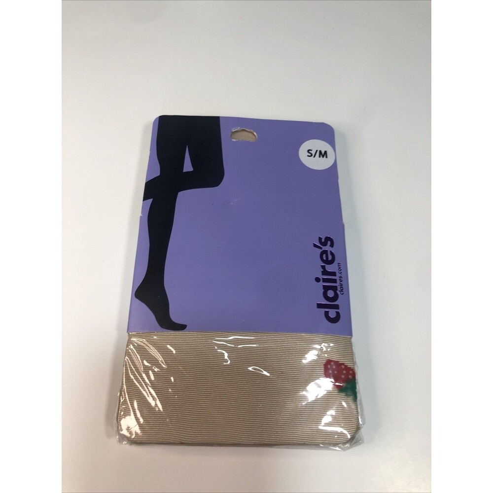 Claire’s Nylon Strawberry Pantyhose S/M